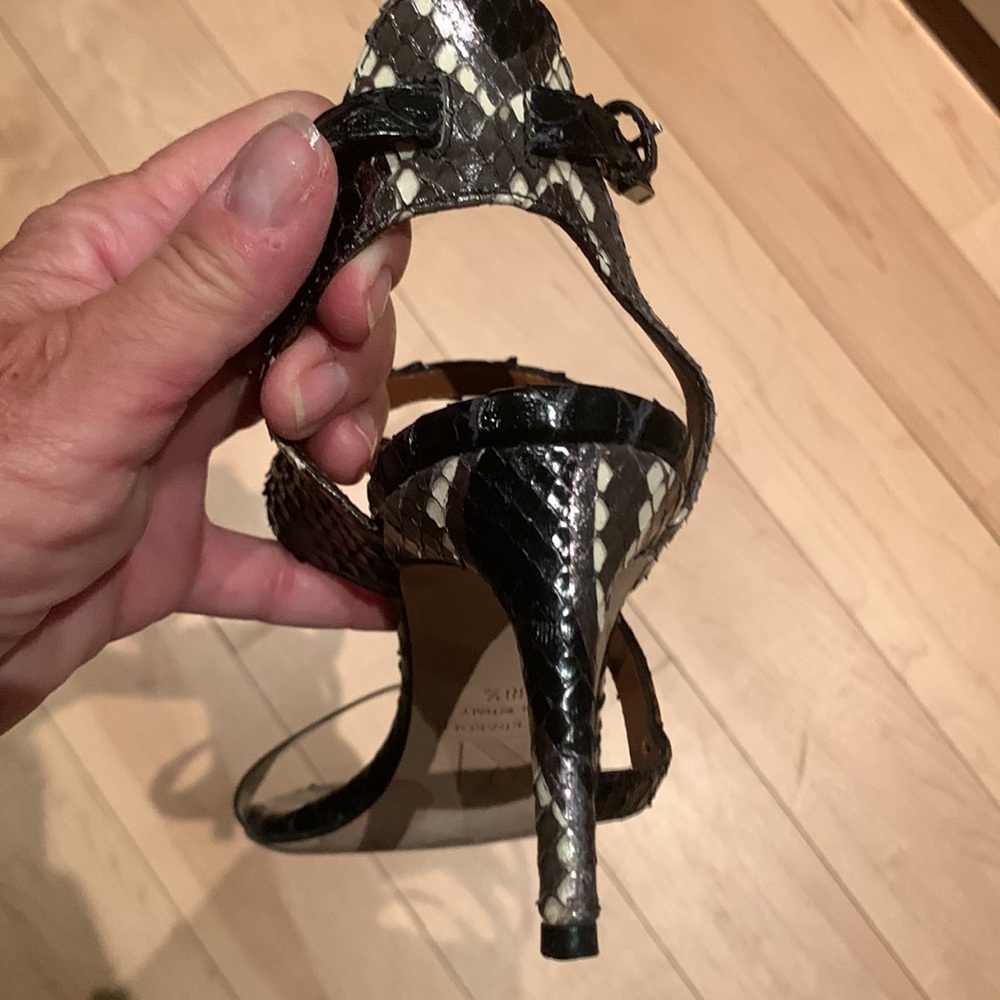 Reed Krakoff High Heels Leather, Python Rubber Fr… - image 5